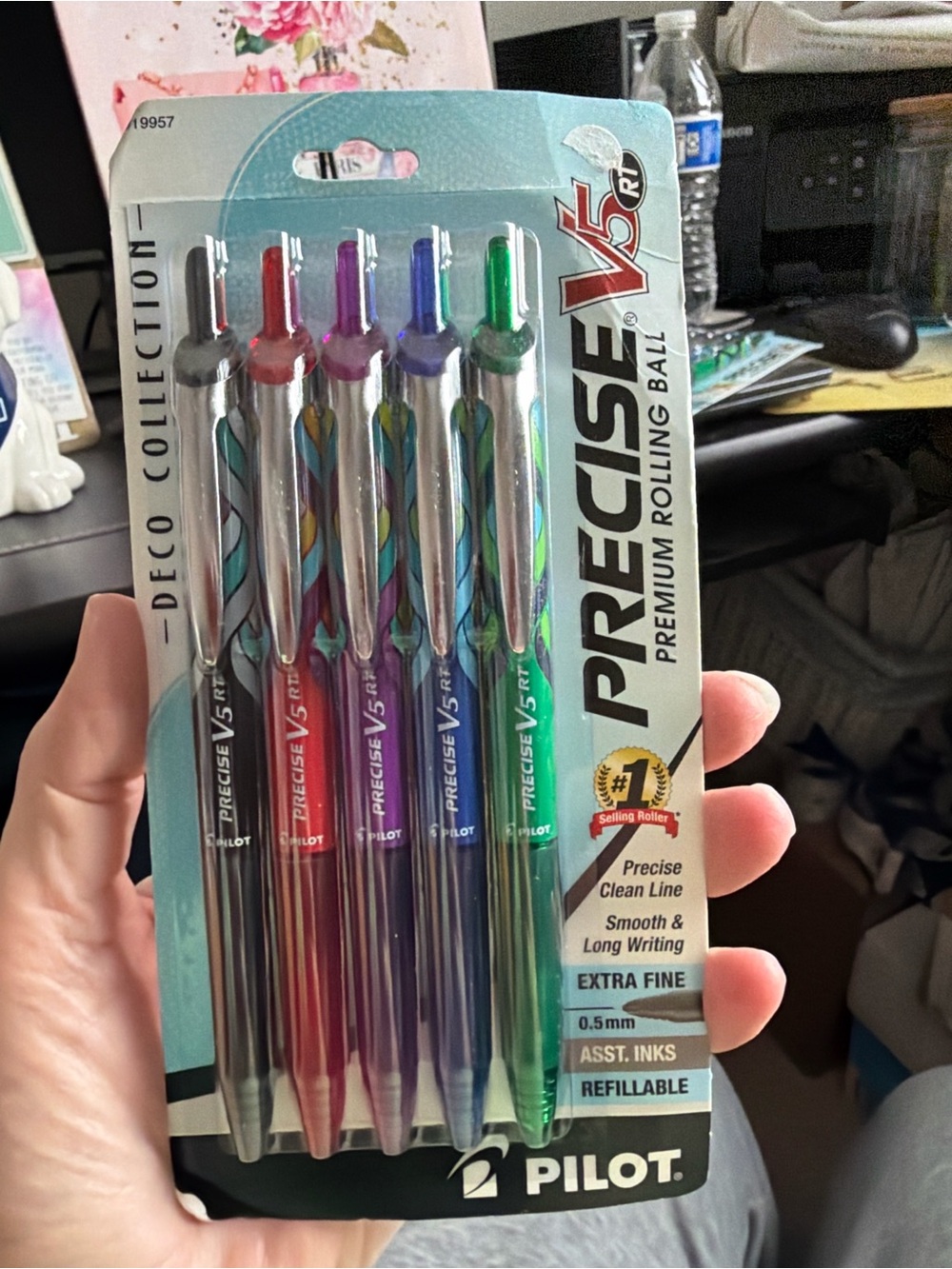 Pilot Precise V5 RT Premium Rolling Ball Pen Set - Assorted Colors